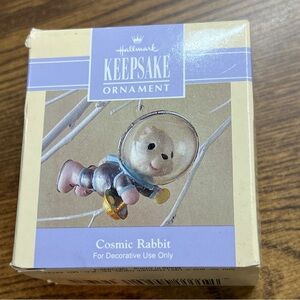 Hallmark Cosmic Rabbit 1192 Easter Collection Handcrafted & Dated 1992
